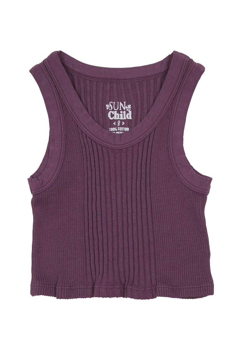 Débardeur court - Cruz -  Burgundy