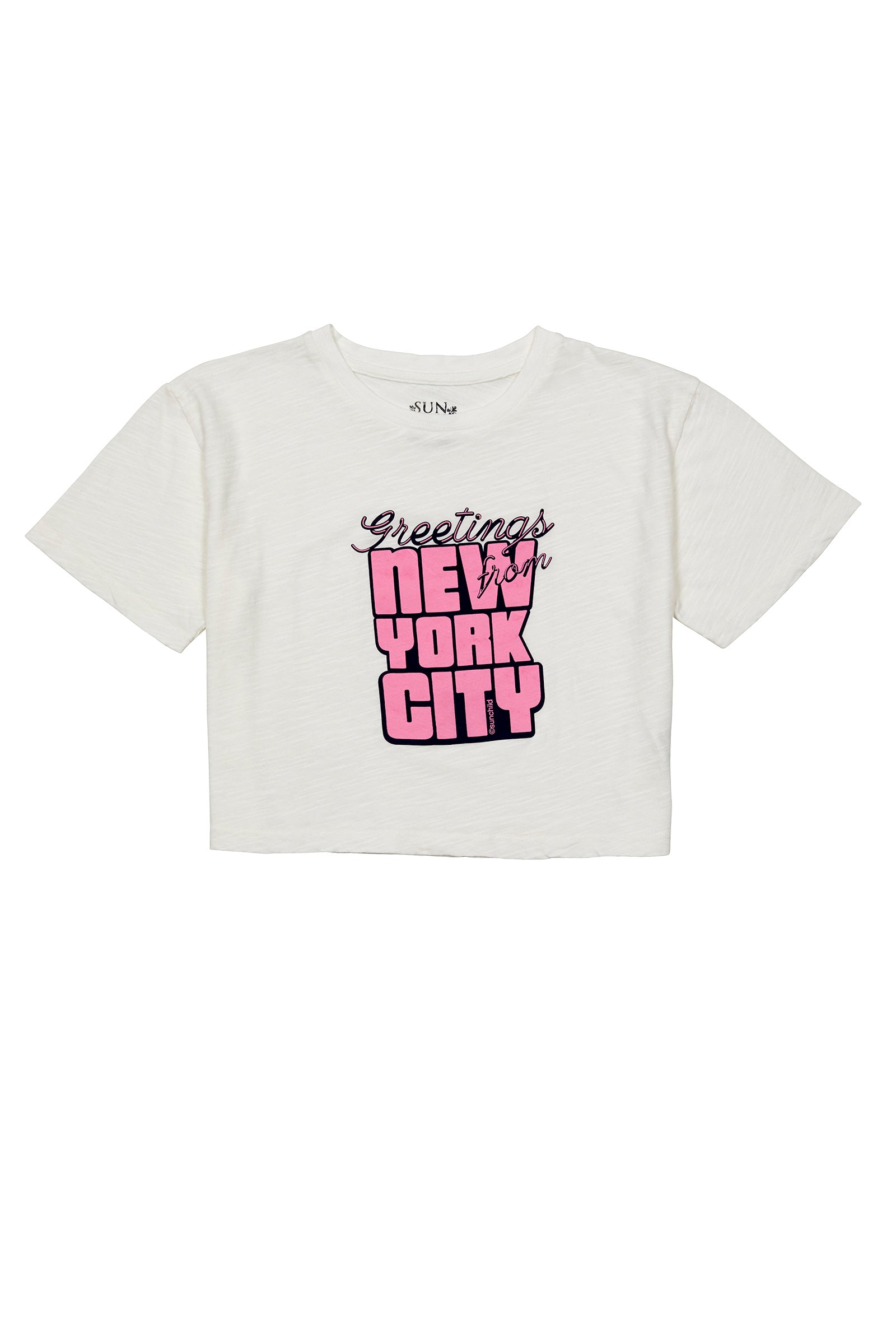 Girl's t-shirt - Greetings - Milk