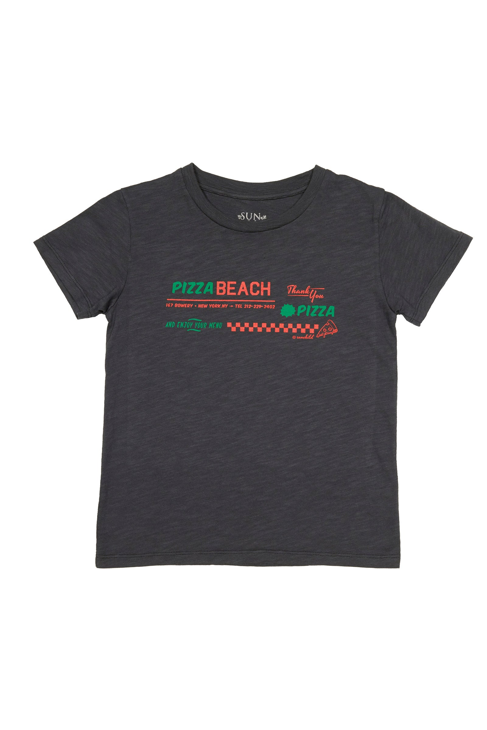 Children's T-shirt - Pizza beach
