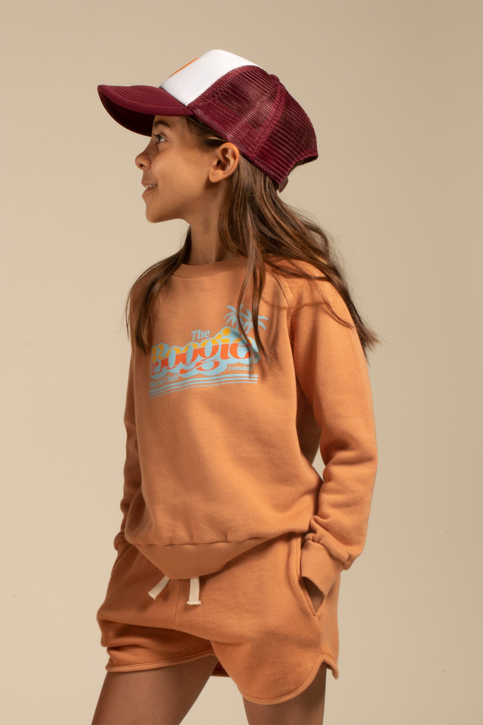 Girls' shorts - Grevy - toast