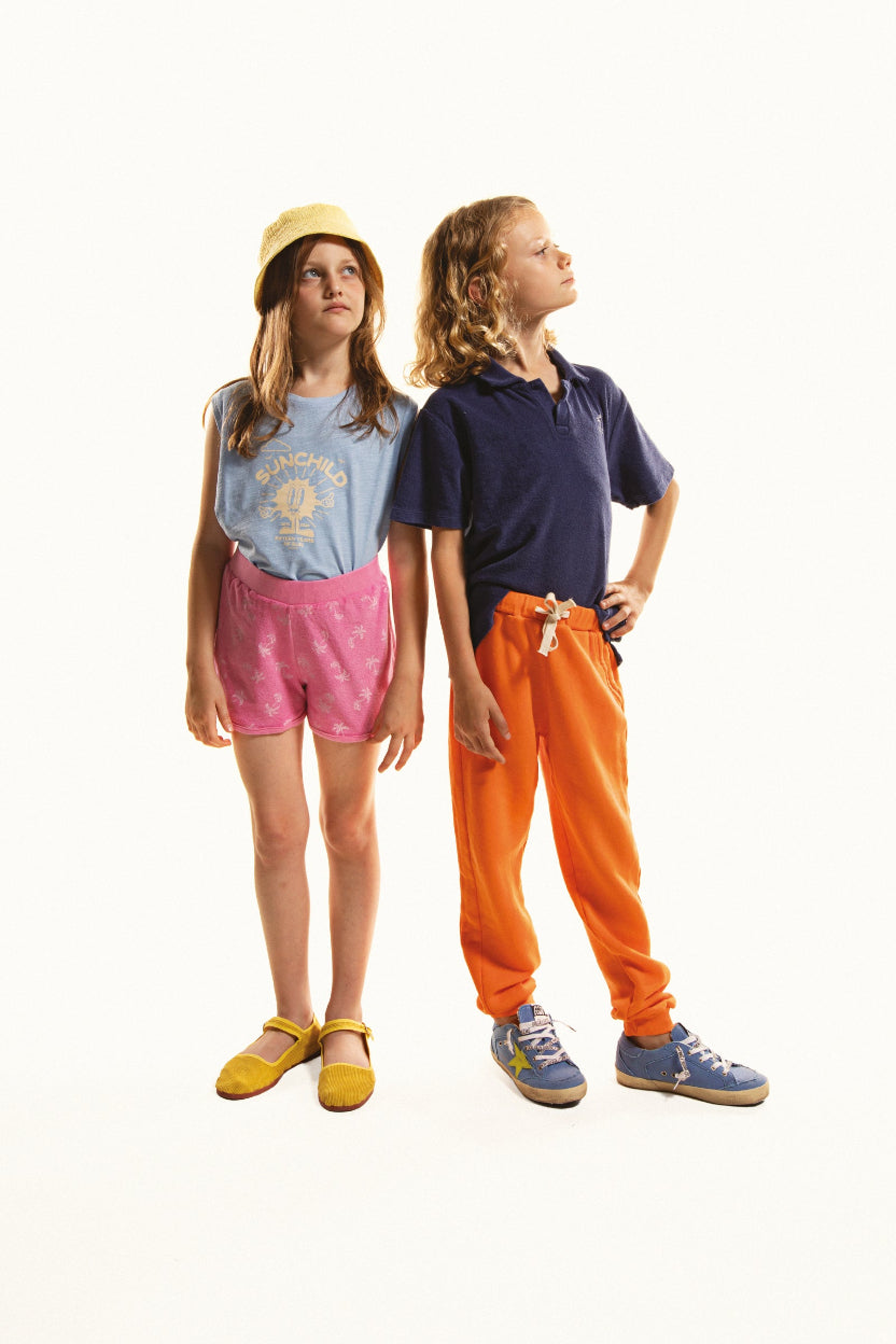 Girls' shorts - Grevy - burgundy