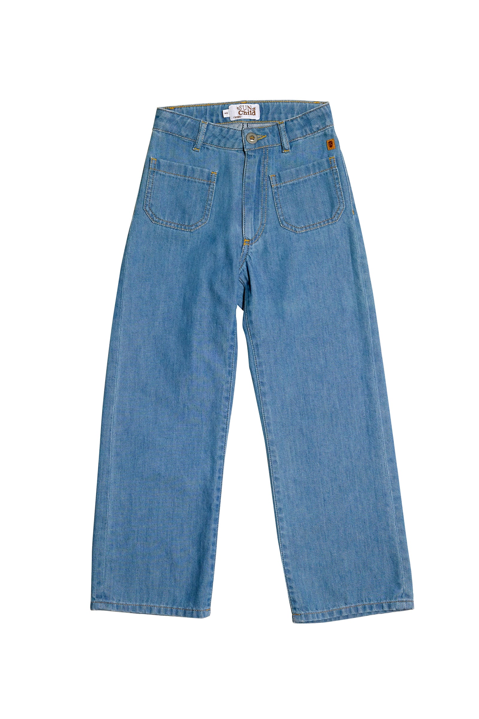 Pantalon fille - Dassen - Bleu salt