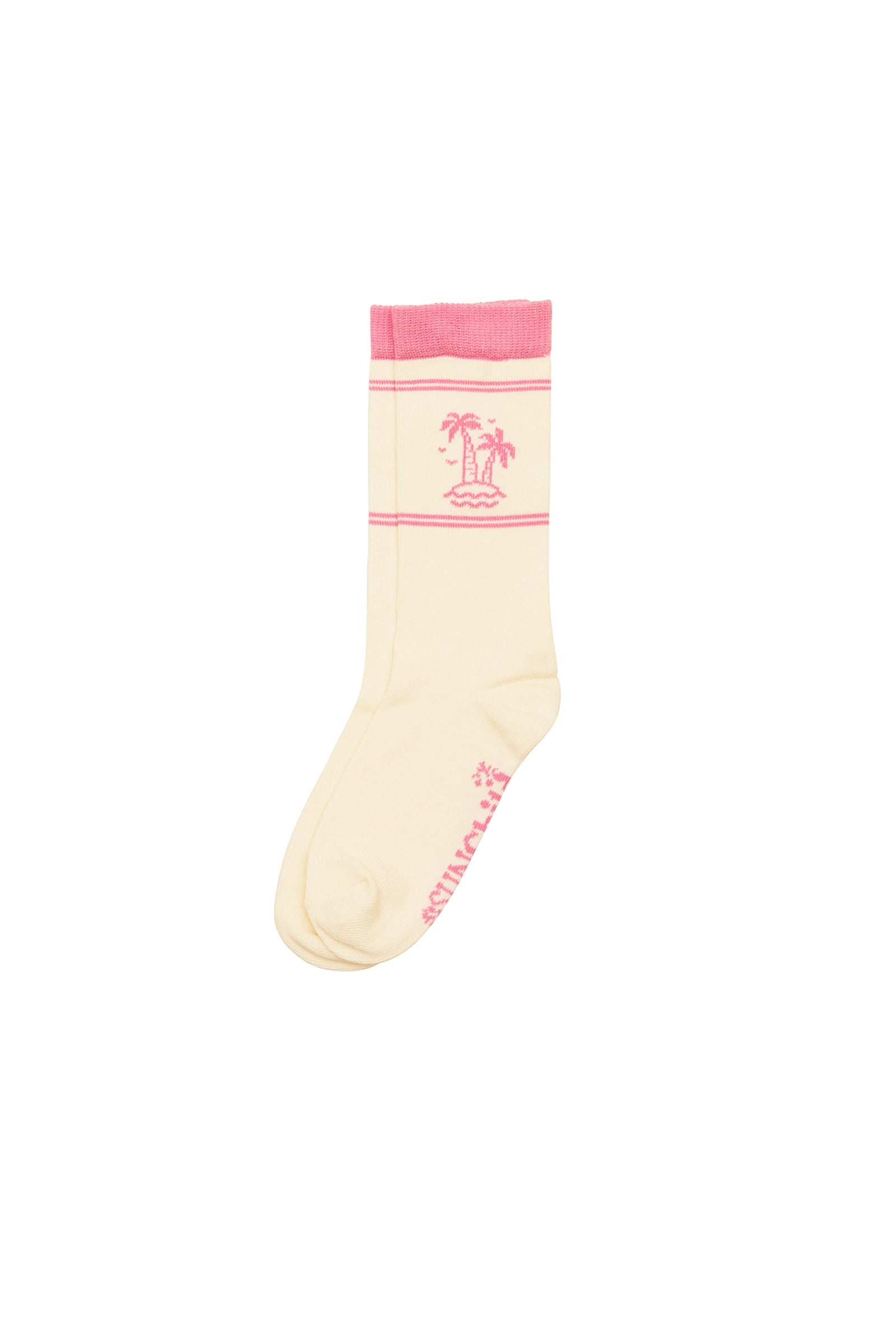 Children's socks - Palm Island - Blush