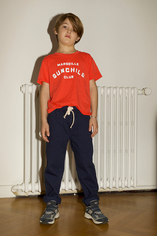 T shirt garçon - Club - Tangerine