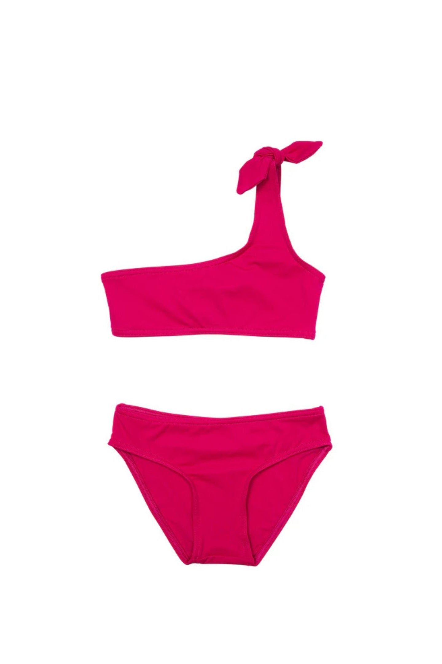 Girls' 2-piece swimsuit - Eva - Fuchsia