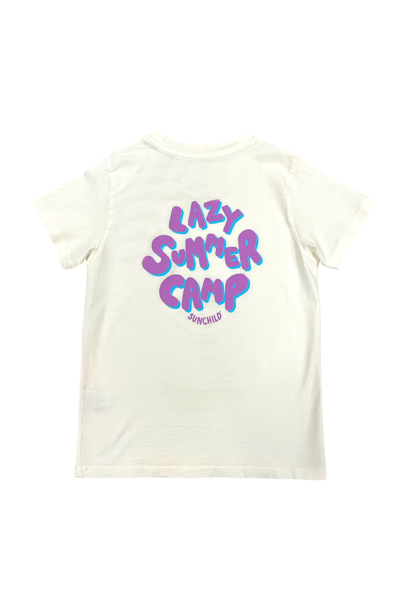 T-shirt Fille - Lazy - Milk