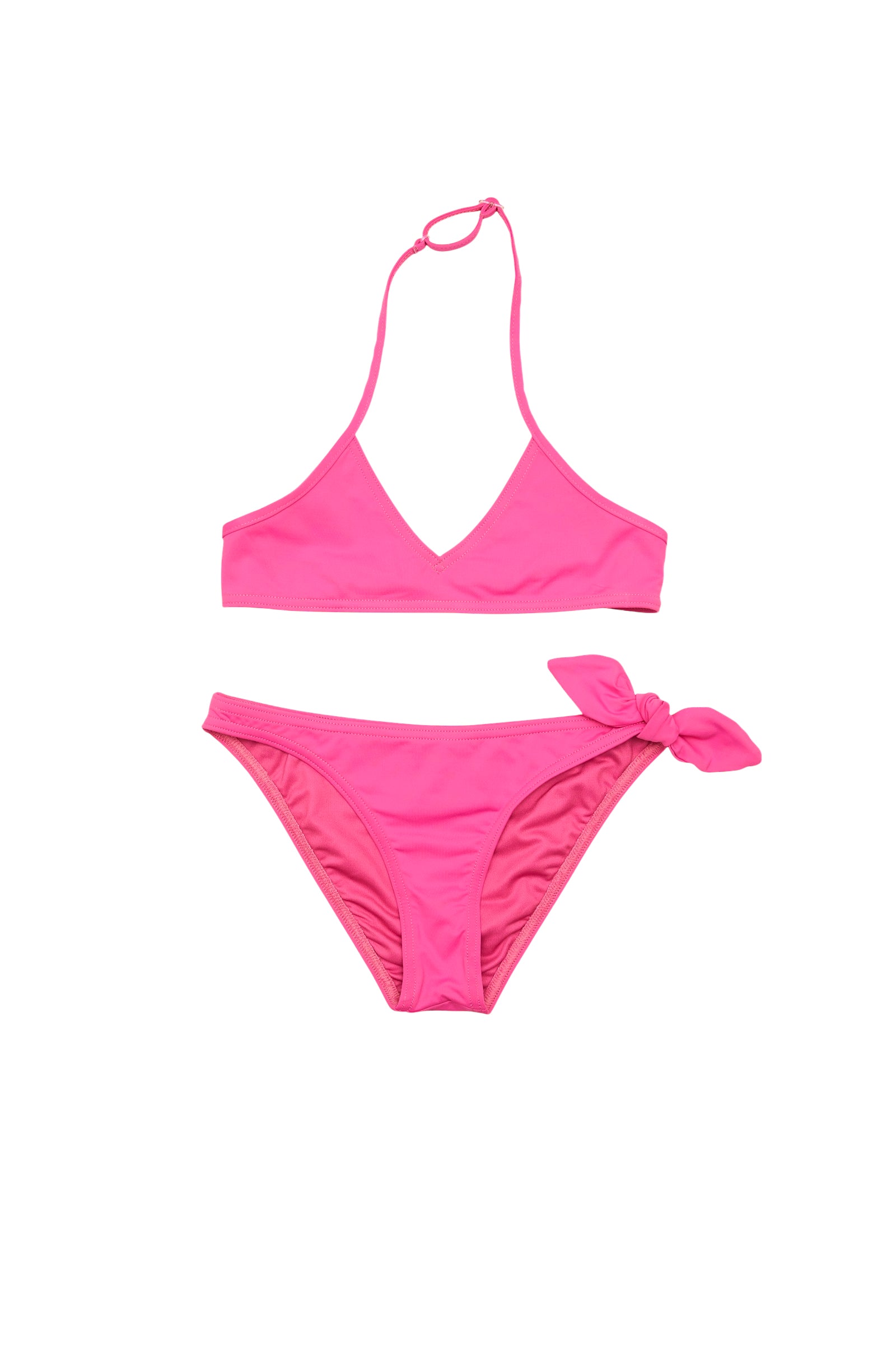 Le maillot de bain deux-pièces Jerez SUNCHILD affirme une allure stylé avec son soutien-gorge noué au cou et dans le dos