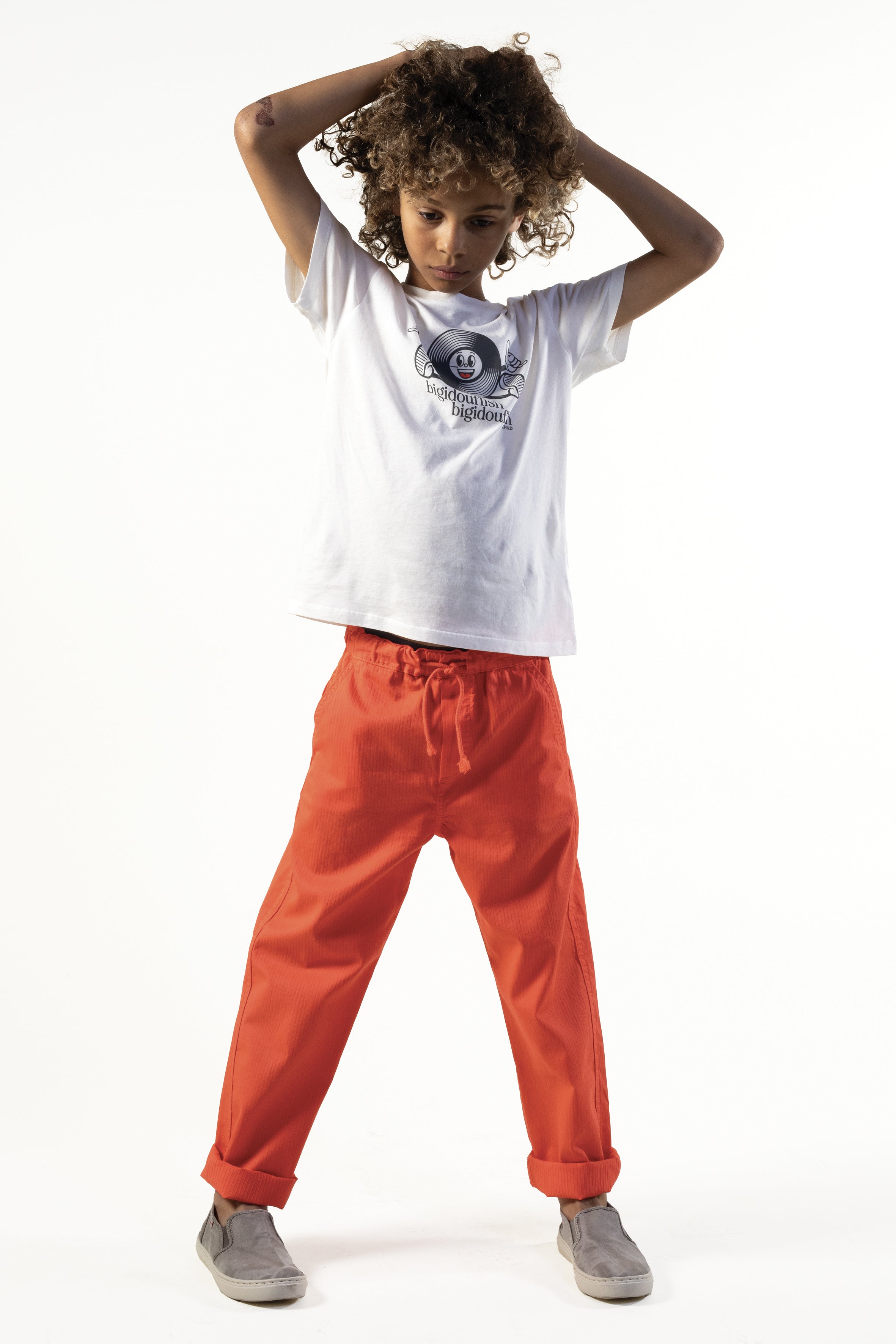 Pantalon Garçon - Mustang -Tangerine