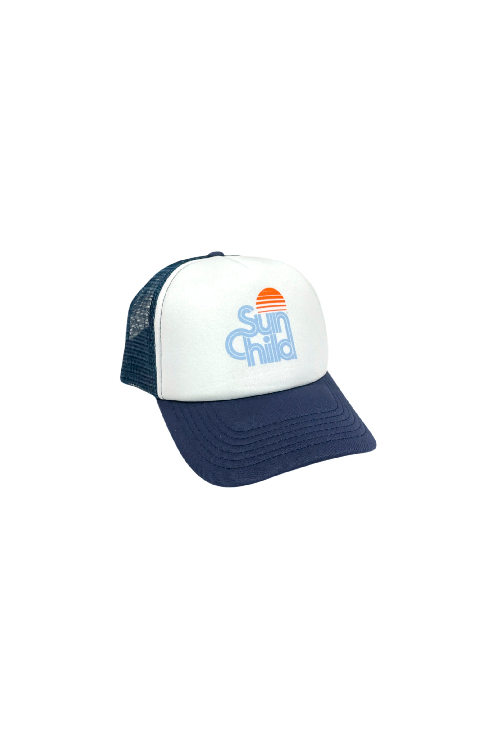 Casquette enfant trucker color bleu imprimé Sunchild