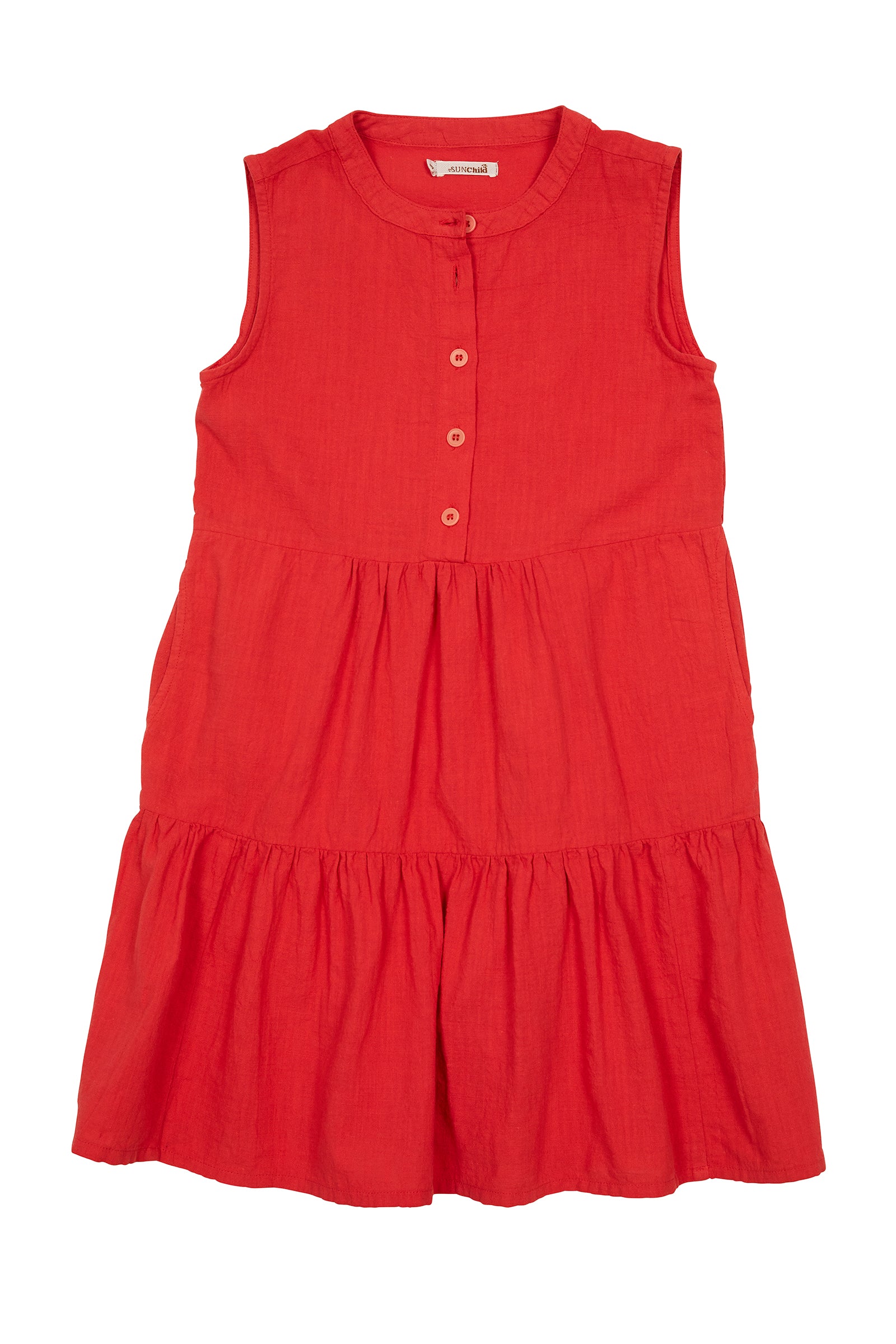 Robe fille - Delphes - Piment