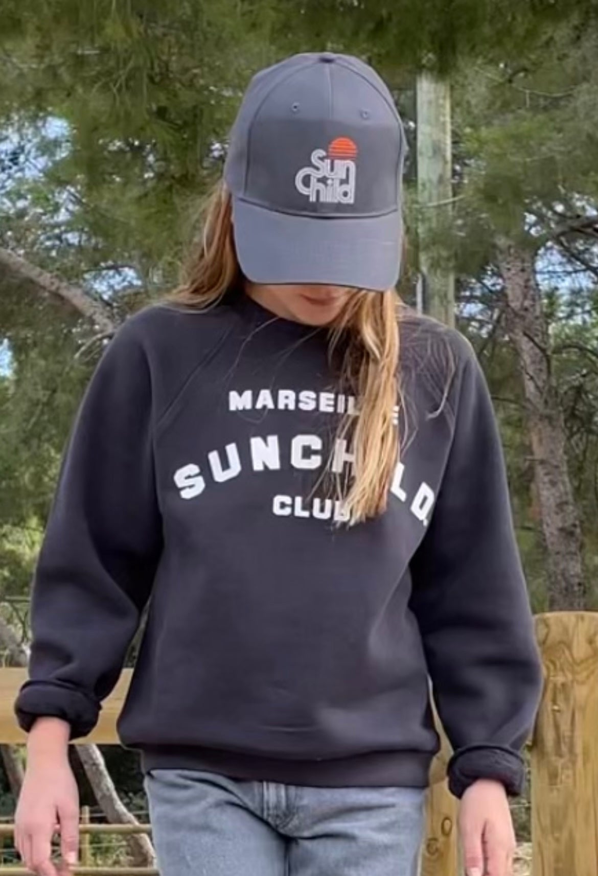 Kids cap - Sunset - Carbon