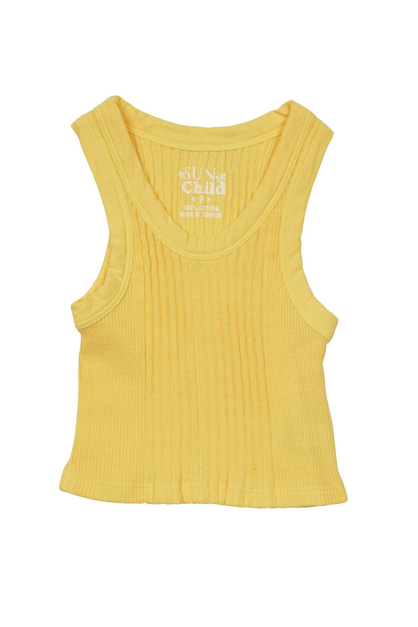 Débardeur court - Cruz - Limoncello