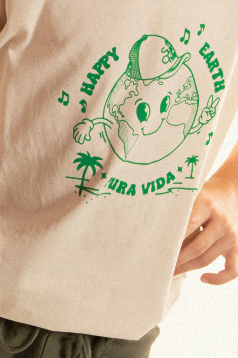 Tshirt enfant - Craie- Happyearth