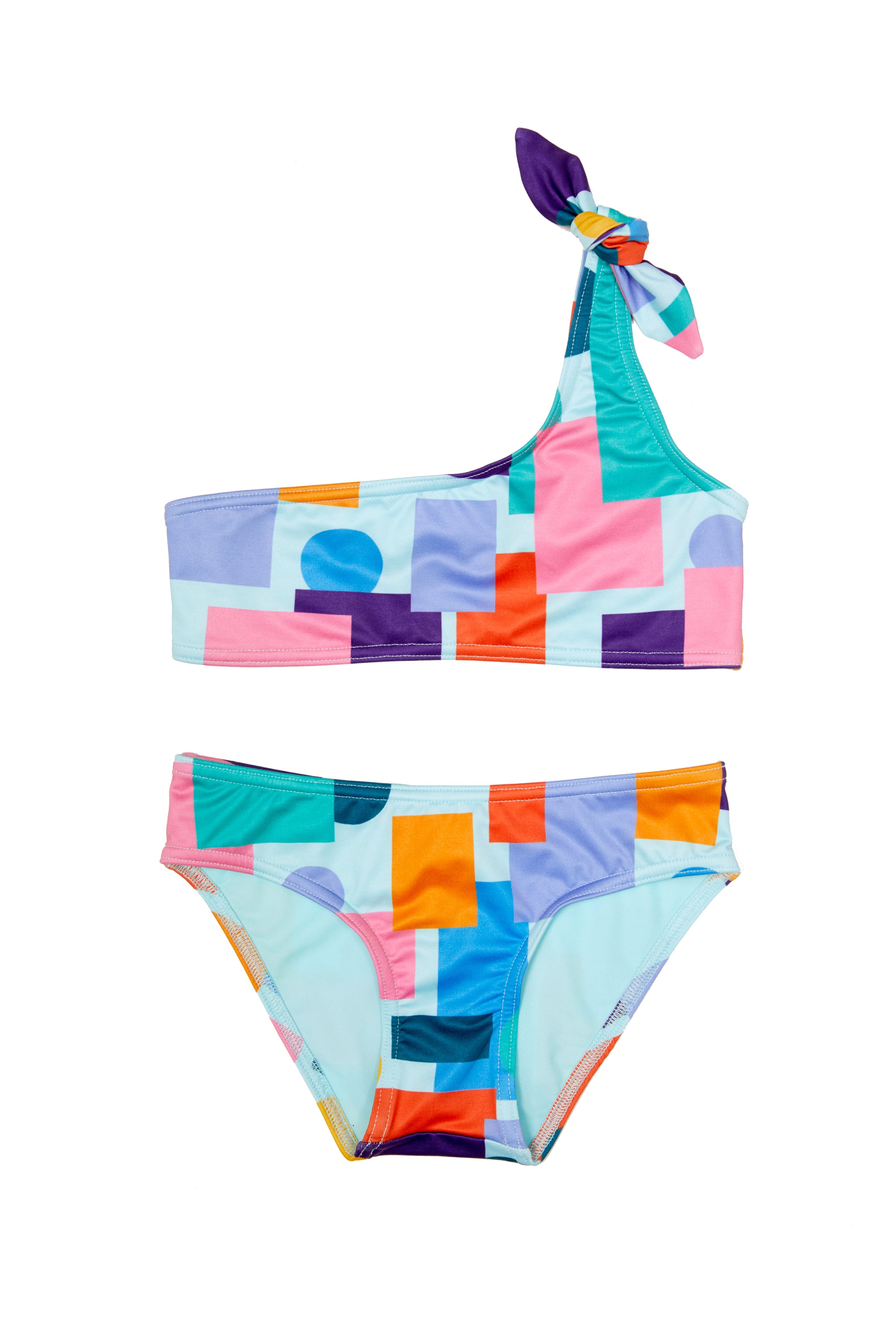 Girls' 2-piece swimsuit - Eva - Fuchsia