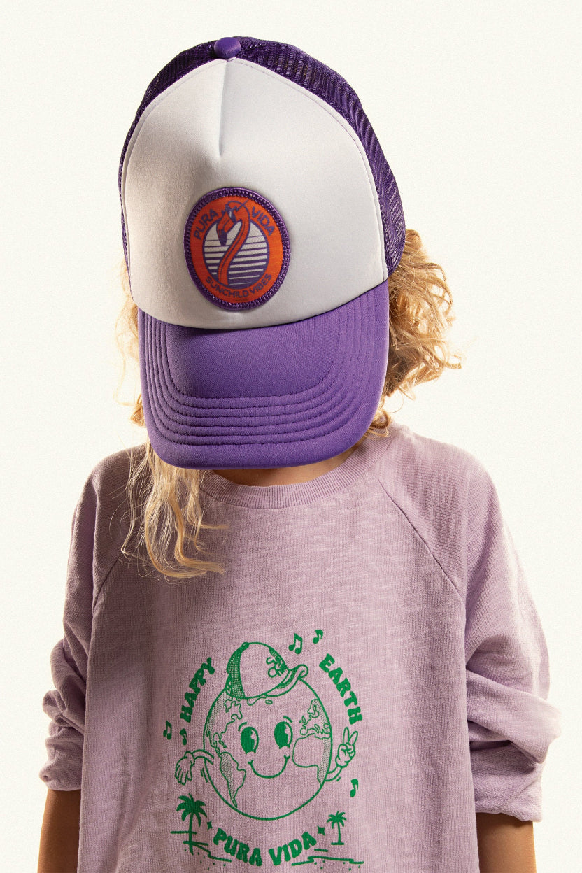 Casquette pour enfant -Trucker Flamingo - Iris