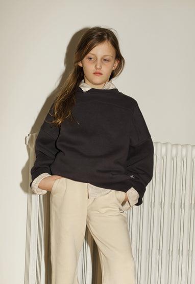 Sweat fille - Calico - Goudron
