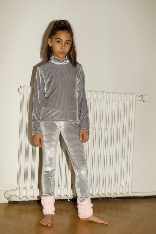 Pantalon fille - Pekan - Silver