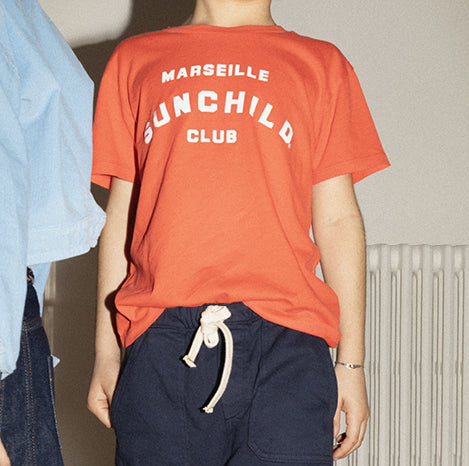 T shirt garçon - Club - Tangerine