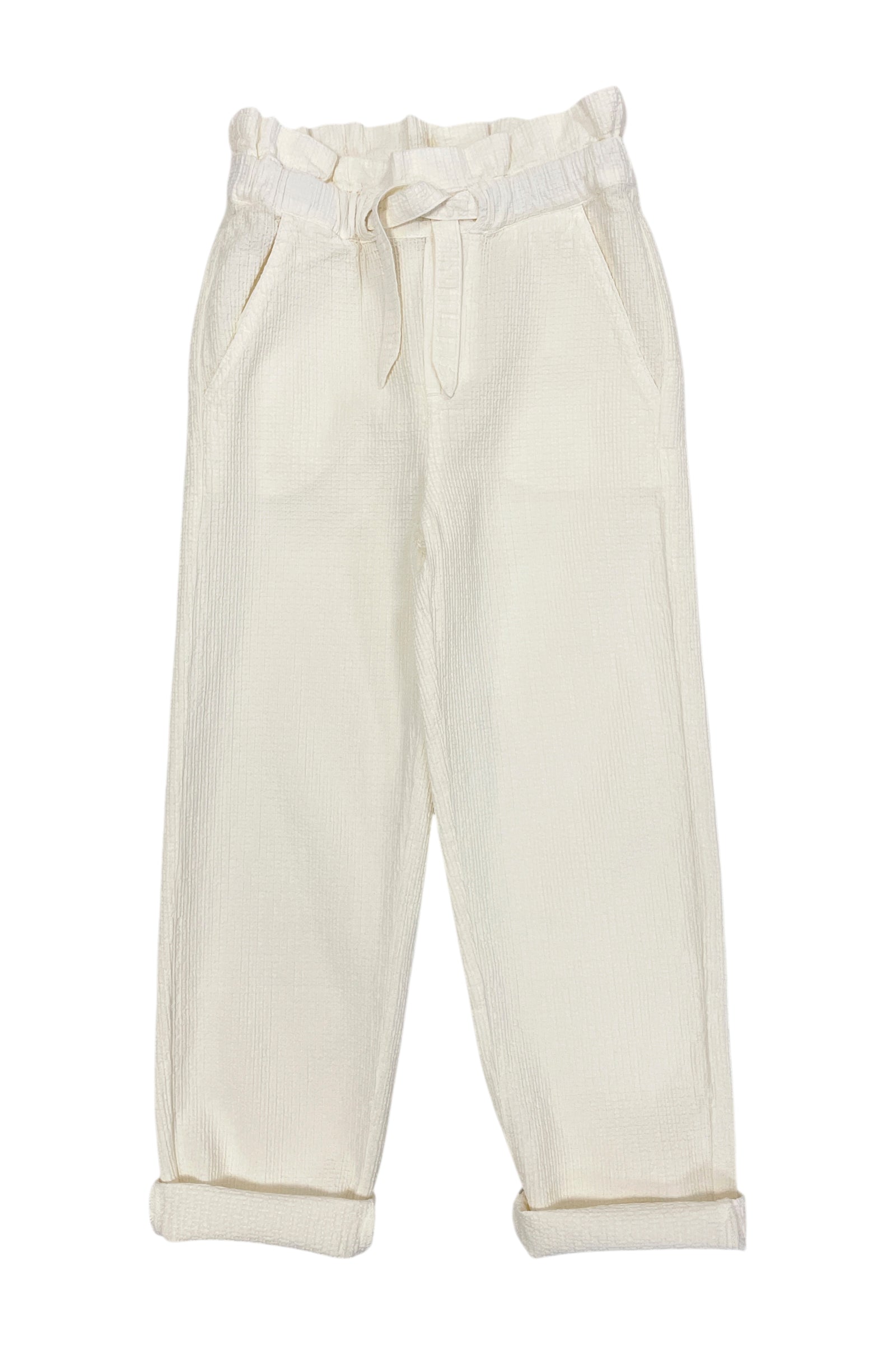 Pantalon fille - Brocus - off white