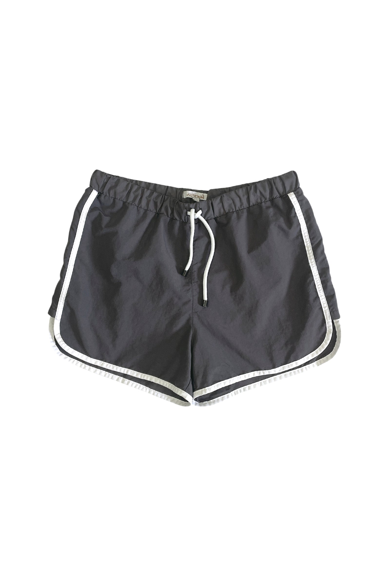Short de bain Carlos SUNCHILD Bande blanche contrastée, confort optimal