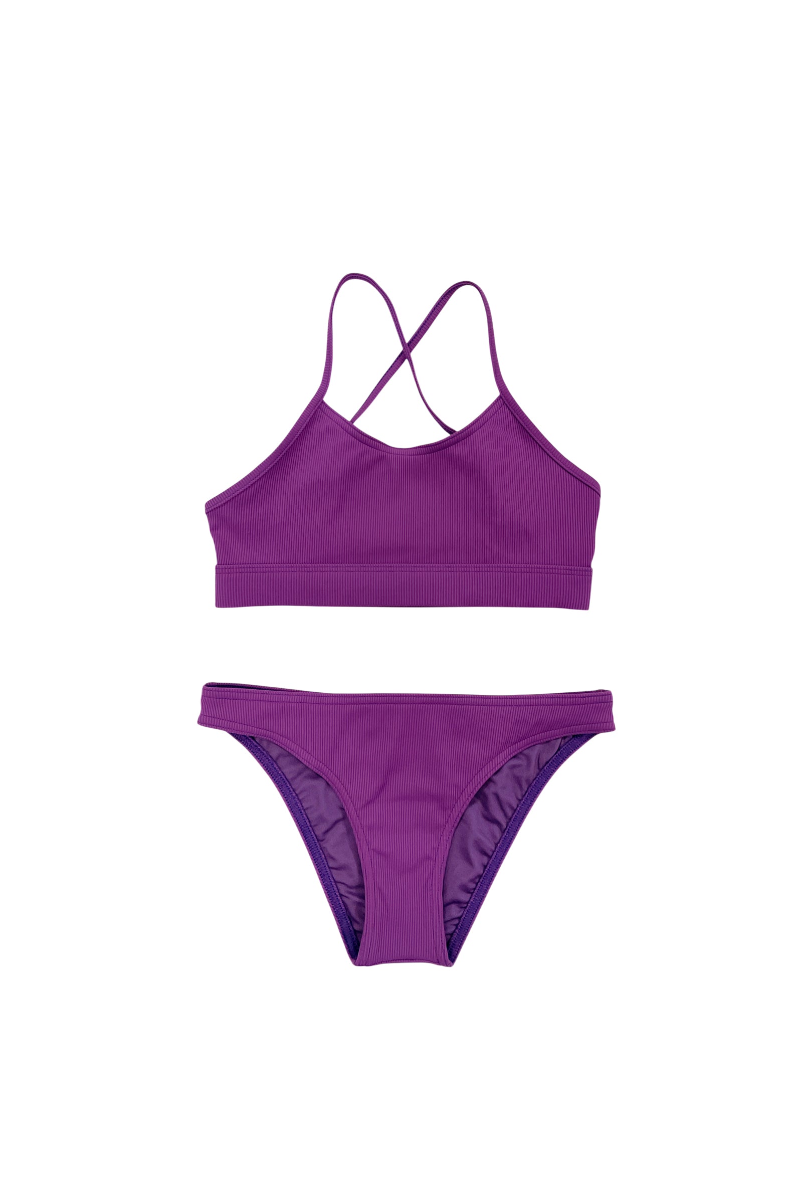 Girls' 2-piece swimsuit - Ellis - Sunset