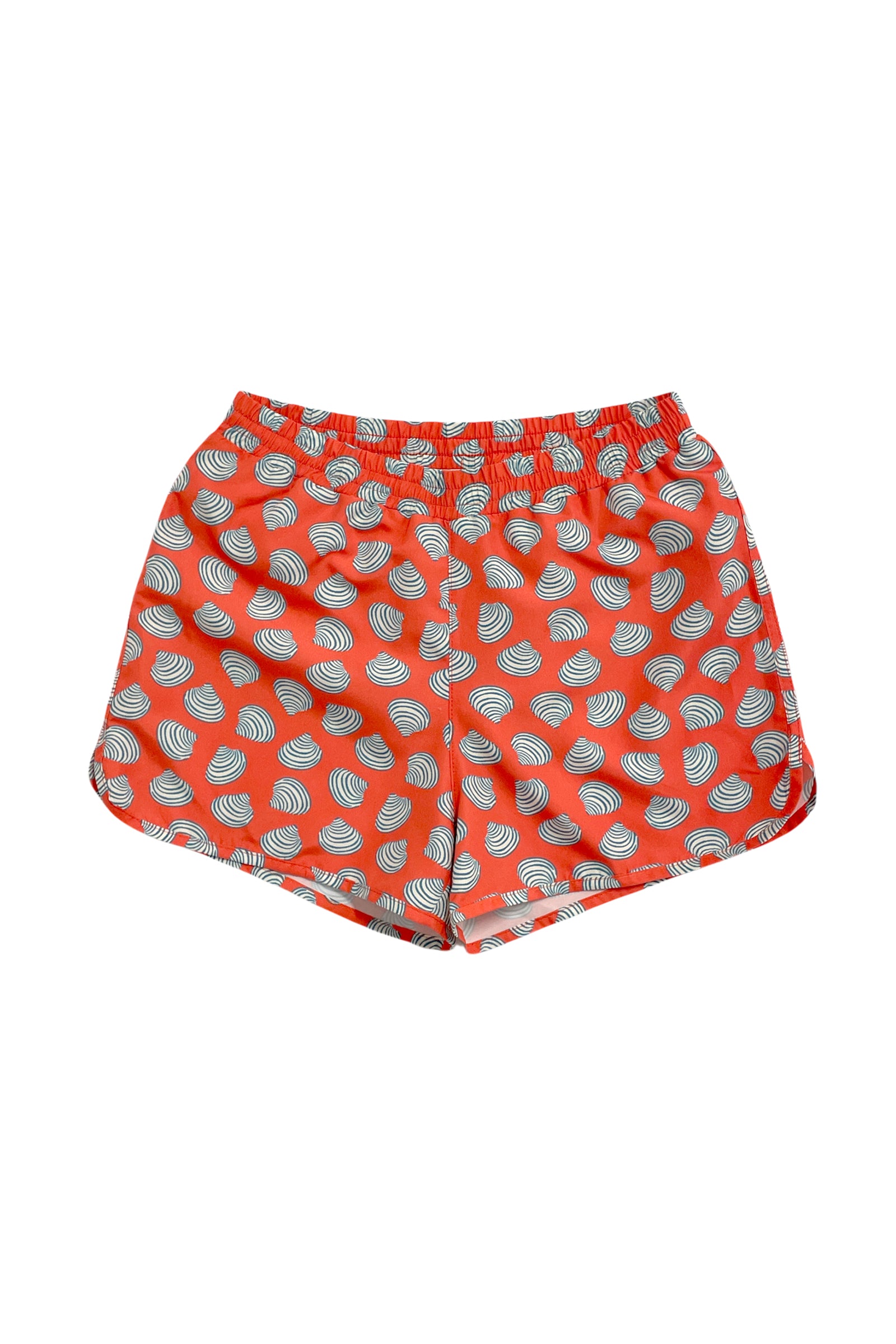 Short de bain court Garçon - Luis - Shell Tangerine