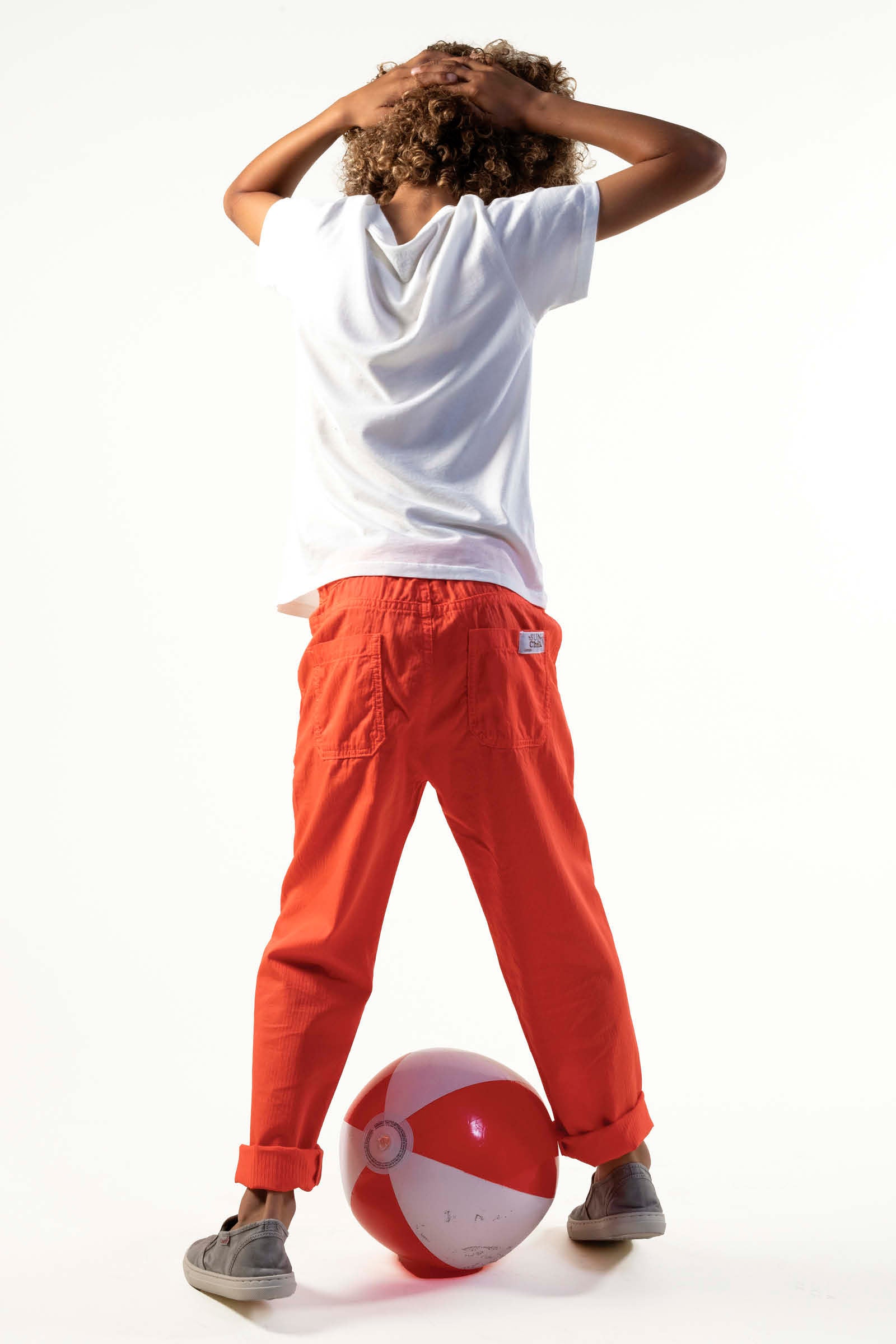 Pantalon Garçon - Mustang -Tangerine