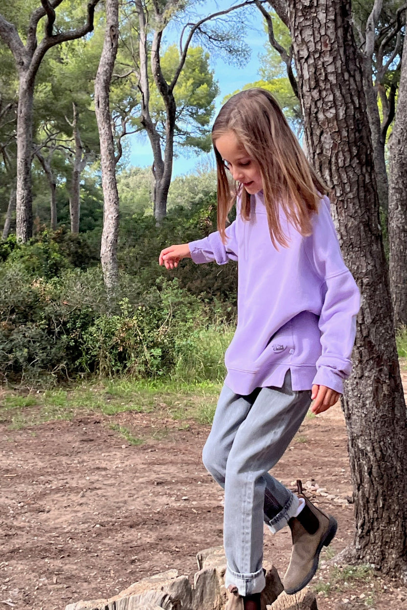 Sweat fille - Calico - Glycine